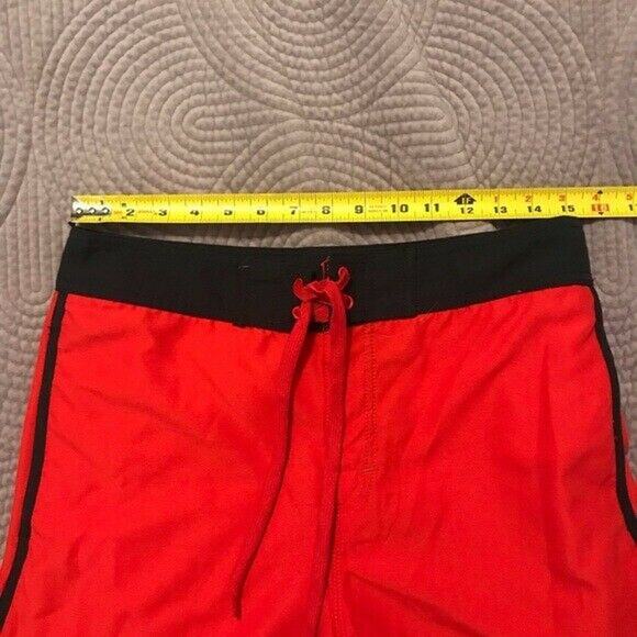 Hot Topic NWT "It" Men's Small Lover Loser Board Shorts Red Black Swimwear - Picture 7 of 9